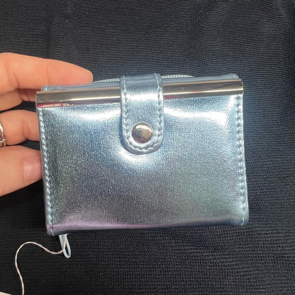 Shimmering Silver Women's Wallet